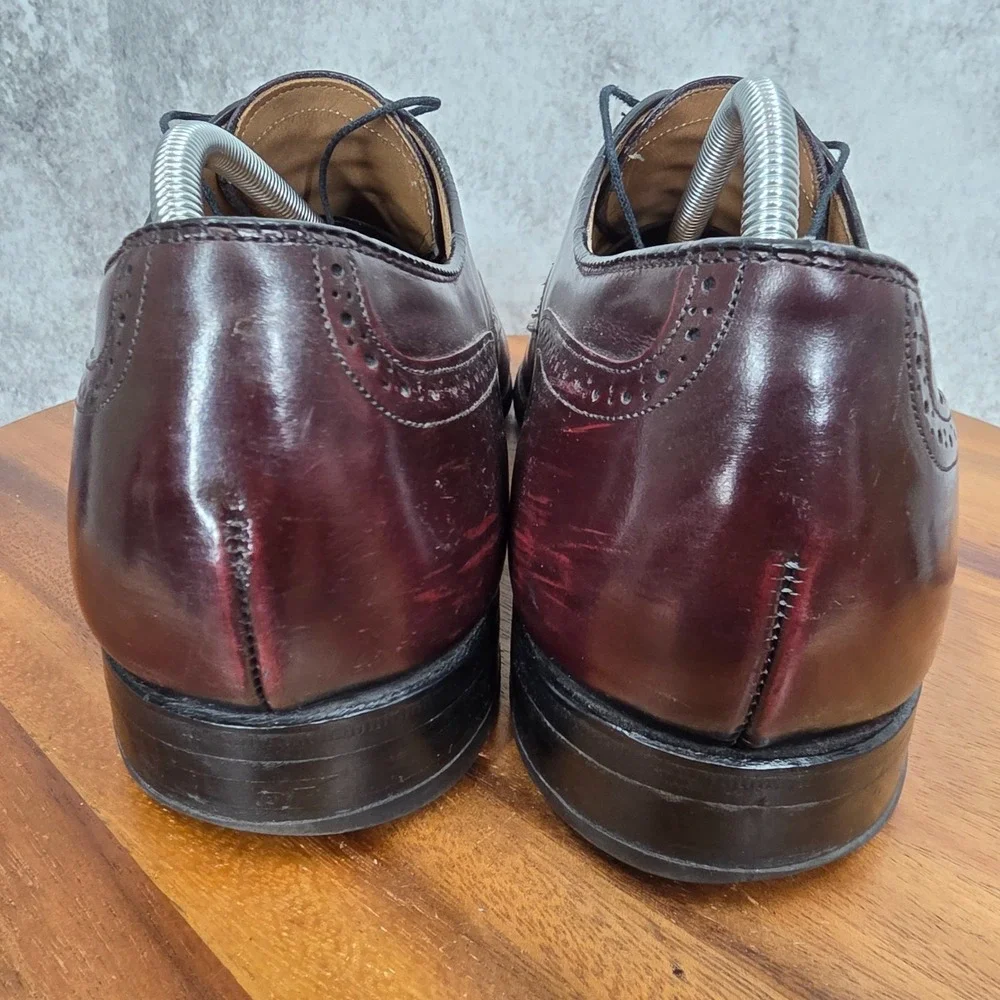 Johnston & Murphy Limited Dress Shoes Mens 10.5 D/B‎ Brown Leather Wingtip